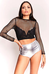 HOT PANTS METALLIC