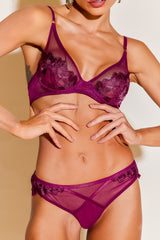 SUTIÃ MEIA TAÇA LACE OBSESSION VIOLET